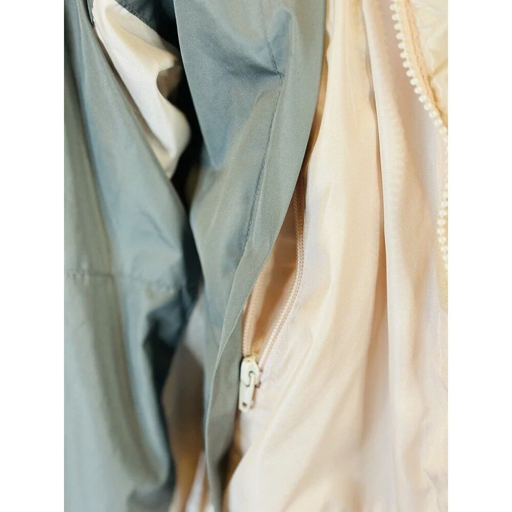 Steve & Barry's Girls Jacket Coat Midweight Pink Gray Hood Zip Pockets‎ Sz 18-20